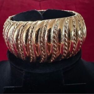 Elegant Gold Plated Bangle Bracelet
